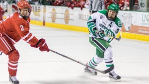 UND forward Drake Caggiula (Tyler Ingham UND Athletics)