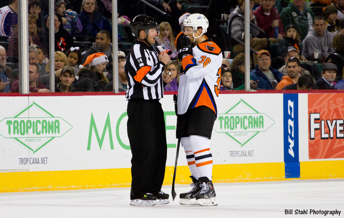 Referee Ryan Fraser & LV Darroll Powe – Inside Hockey