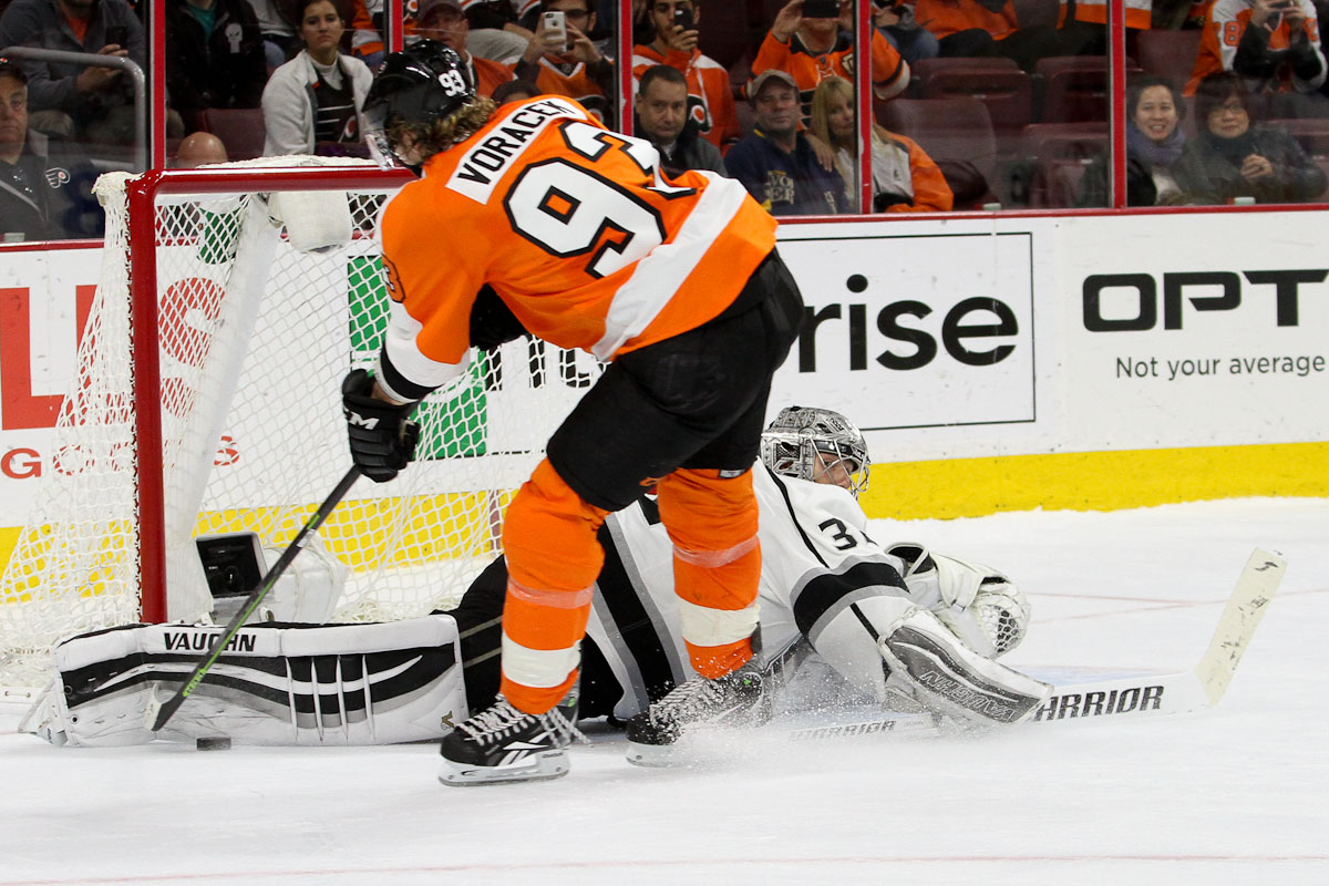 Flyers Can’t Hold Lead, Lose to Kings in Shootout