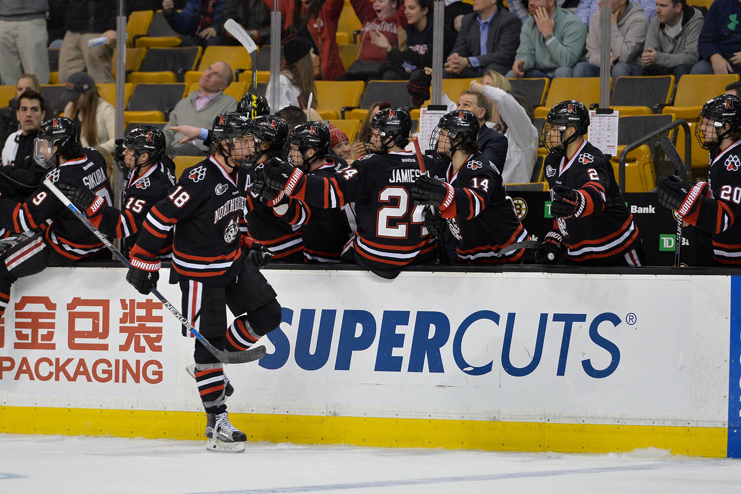 Northeastern Closes Out UConn