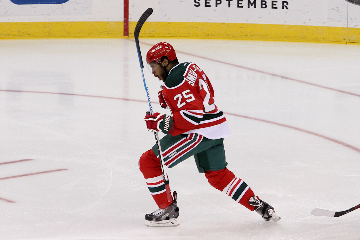 Zach Parise #9 of the New Jersey Devils shoots the puck