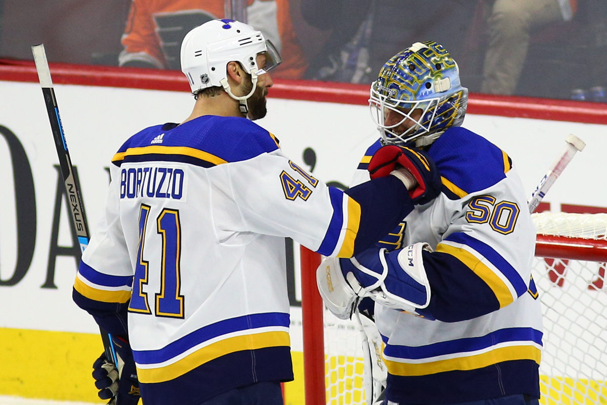 Blues Swarm Bruins in Overtime, Take Game Two
