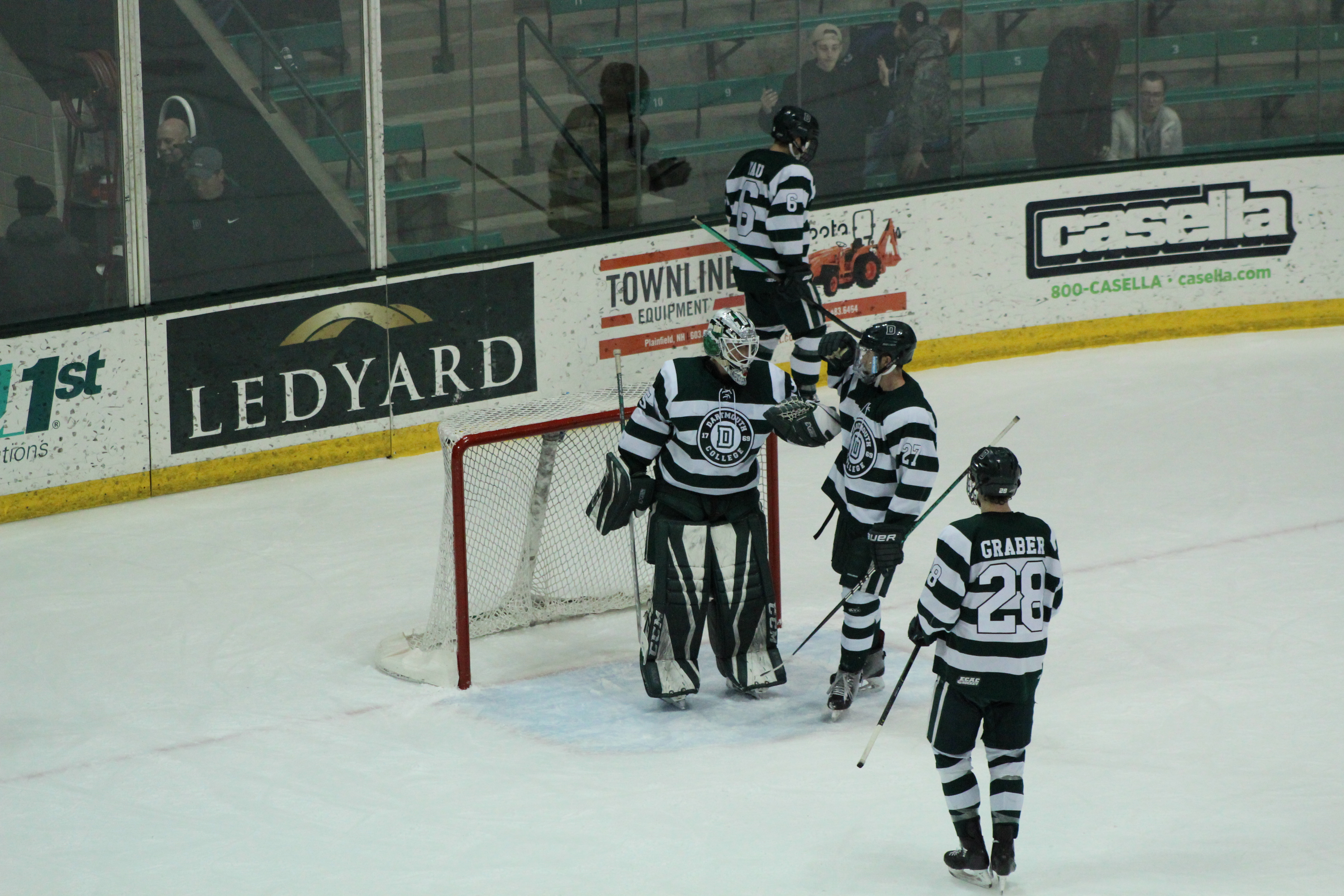 Dartmouth Holds On To Take Game One