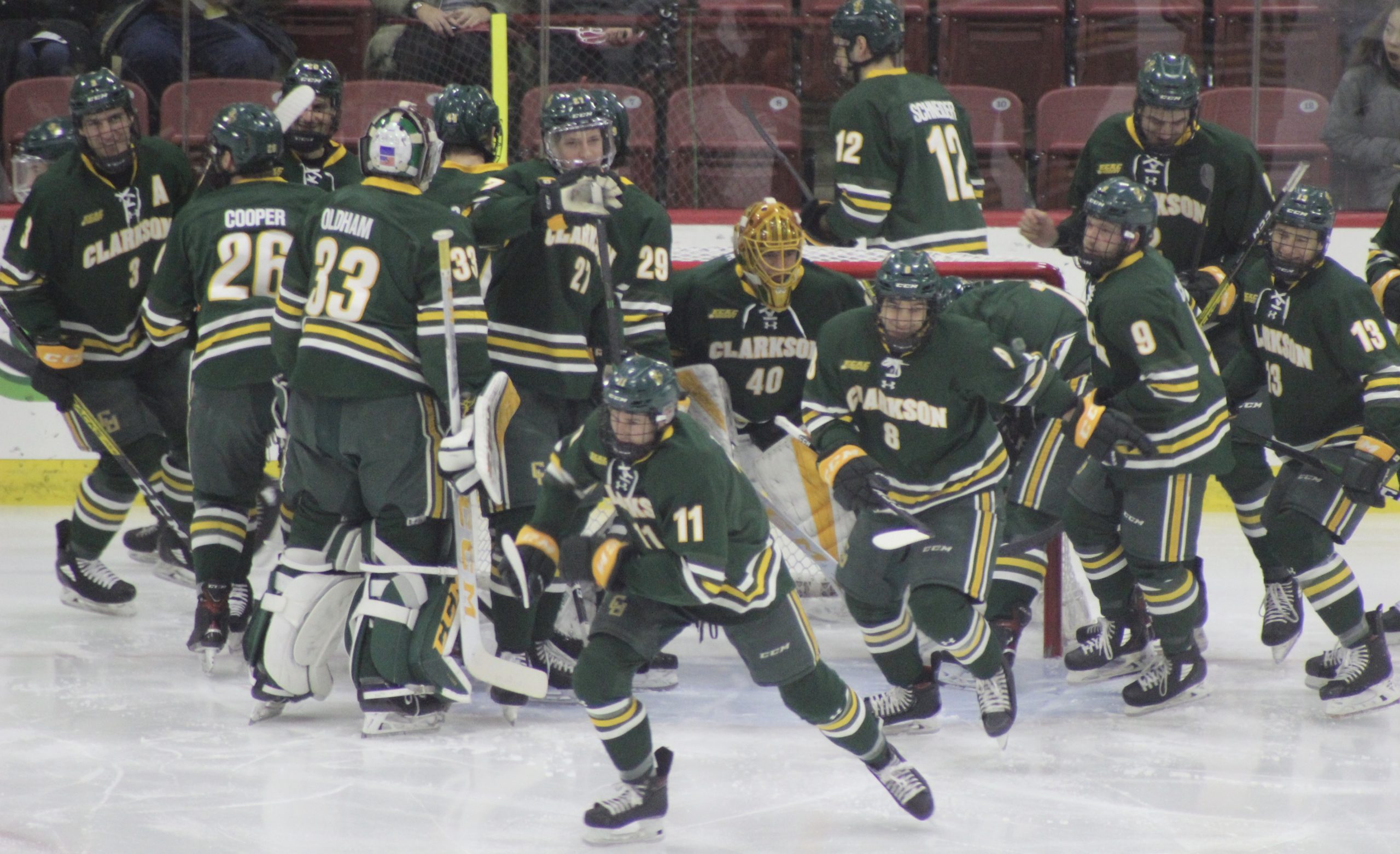 Strong 1st Period Helps Clarkson Upend Harvard