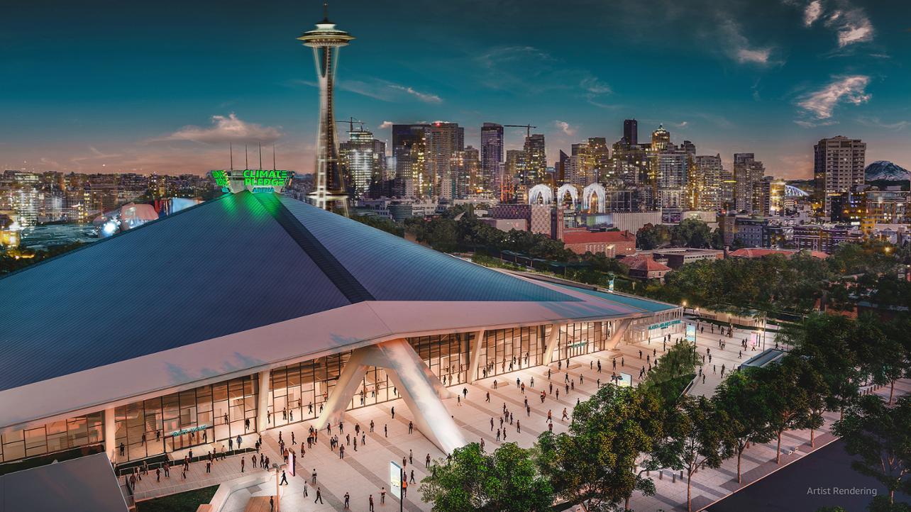 Amazon, NHL Seattle Announce Climate Pledge Arena