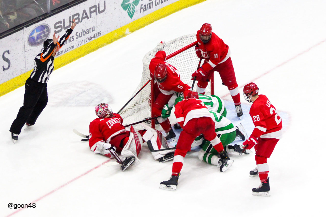 Cornell Finishes Sweep of UND, 3-1