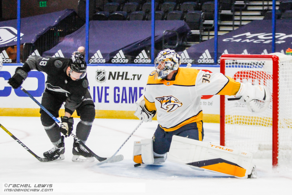 Pekka Rinne Nashville Predators Adidas Authentic Away NHL Hockey
