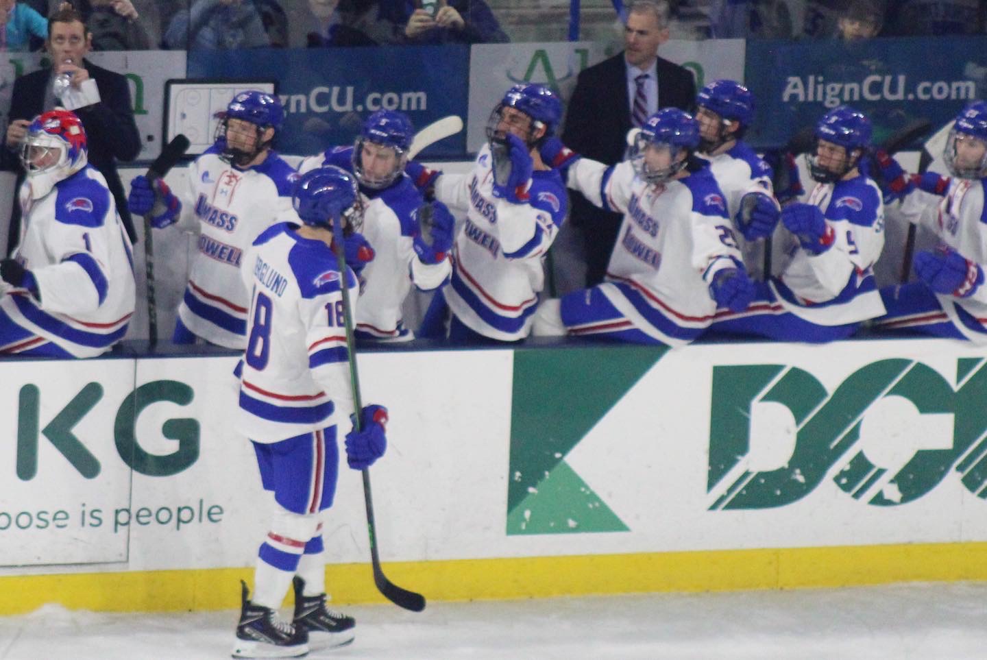 River Hawks Advance with 7-2 Win