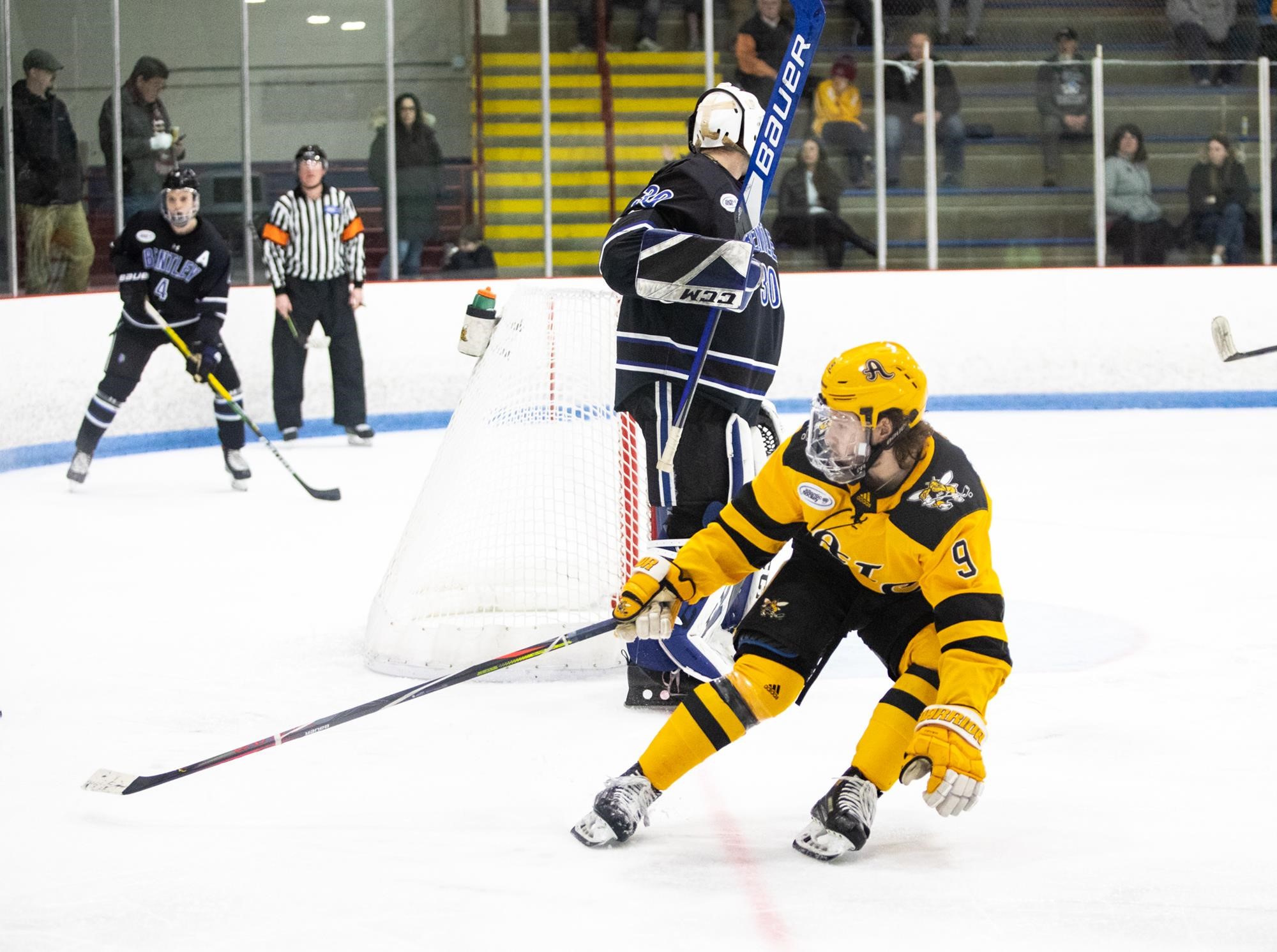 AIC Crashes Bentley, Punches Utica Ticket