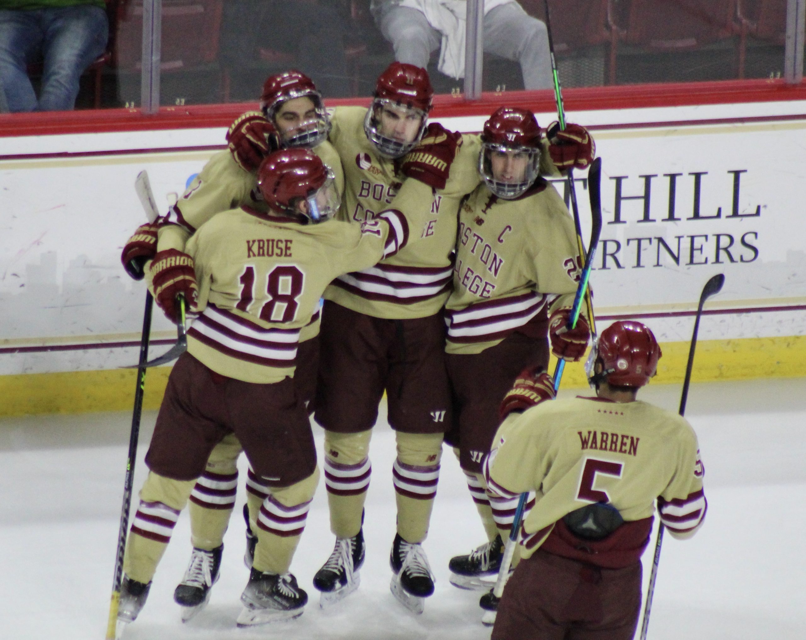 BC Outlasts UNH in OT