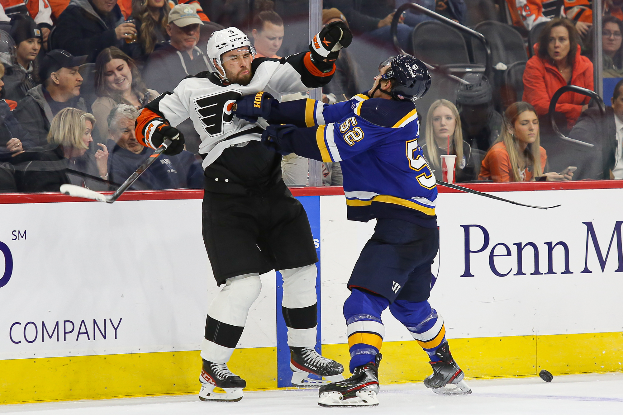 Flyers-Blues: Felix Sandstrom Gets 1st Win As Retro Philly Rolls