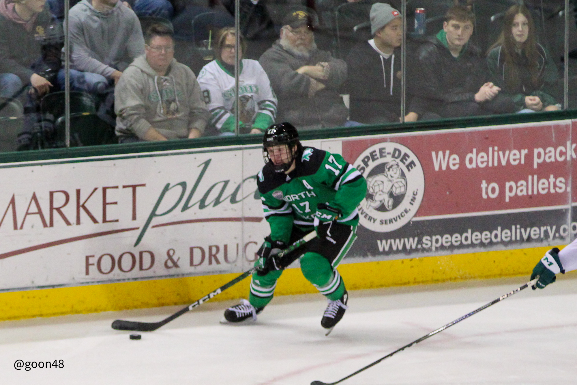 UND Hockey: Riese Gaber Delivering in Role as Captain