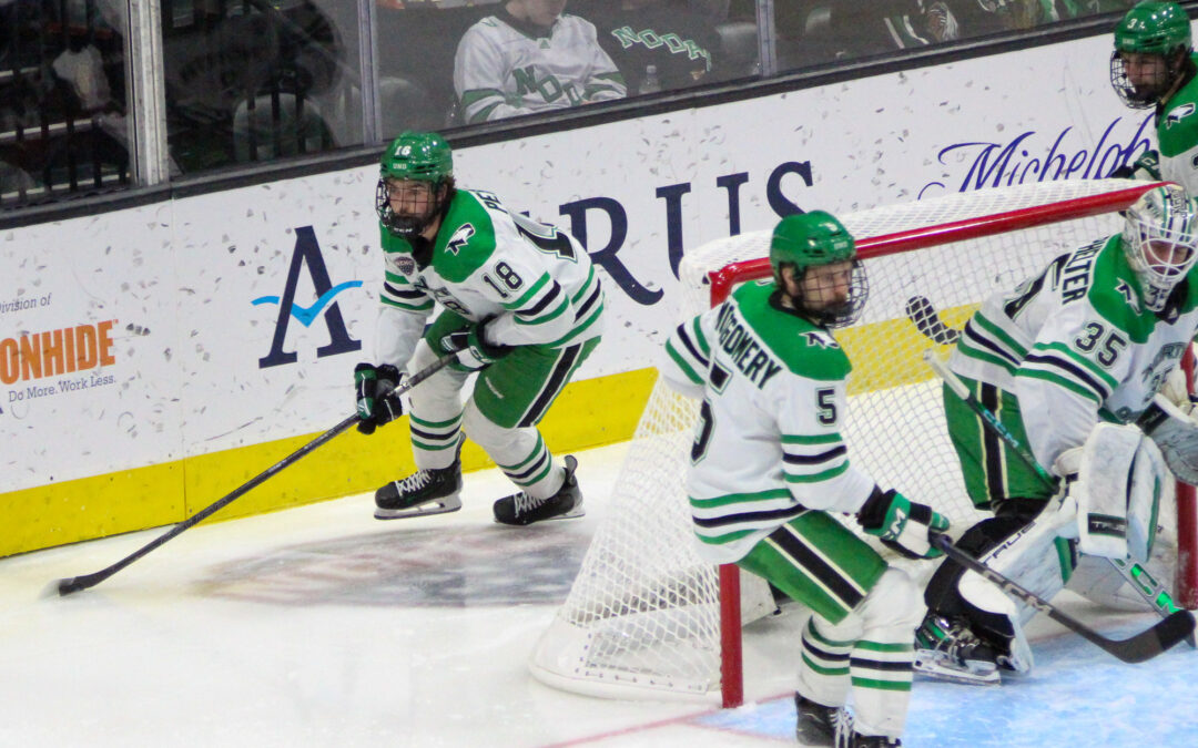 Dane Montgomery Carving Out Vital Role at UND